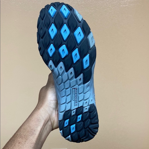 Merrell Siren Edge Q2 “Blue Gray Black” Waterproof Trail Running Sneakers - Picture 15 of 16